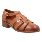 Zapato Cuero Mujer Lala Café Rockford