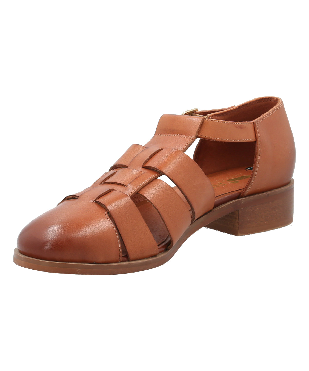 Zapato Cuero Mujer Lala Café Rockford