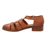 Zapato Cuero Mujer Lala Café Rockford
