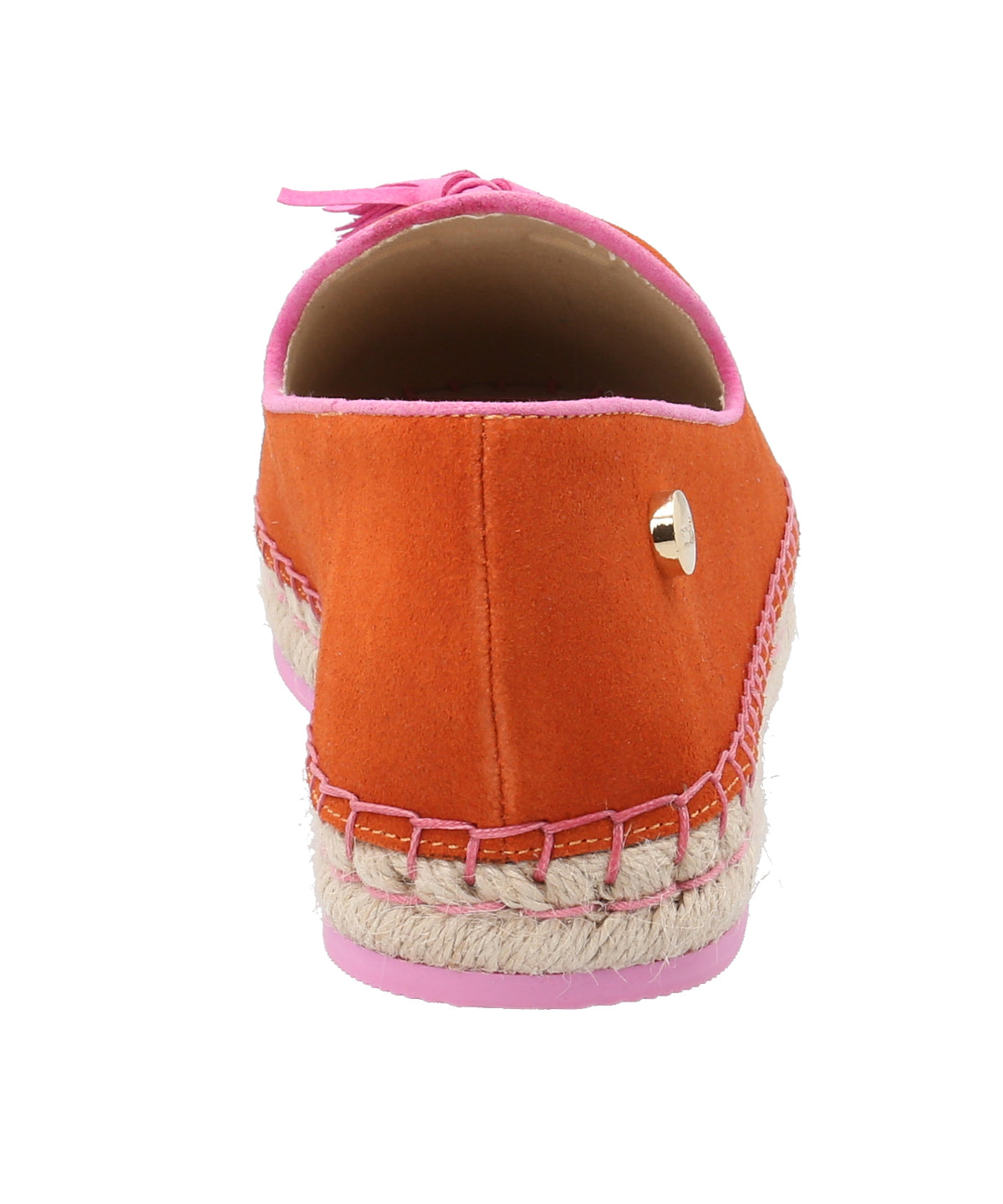 Alpargata Cuero Mujer Amareza Naranjo Rockford