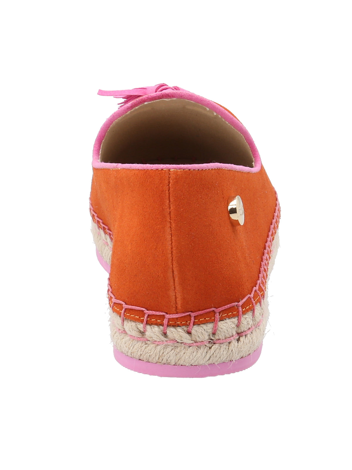 Alpargata Cuero Mujer Amareza Naranjo Rockford