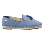 Alpargata Cuero Mujer Amareza Azul Rockford