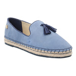 Alpargata Cuero Mujer Amareza Azul Rockford