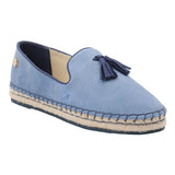 Alpargata Cuero Mujer Amareza Azul Rockford