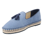Alpargata Cuero Mujer Amareza Azul Rockford