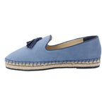 Alpargata Cuero Mujer Amareza Azul Rockford