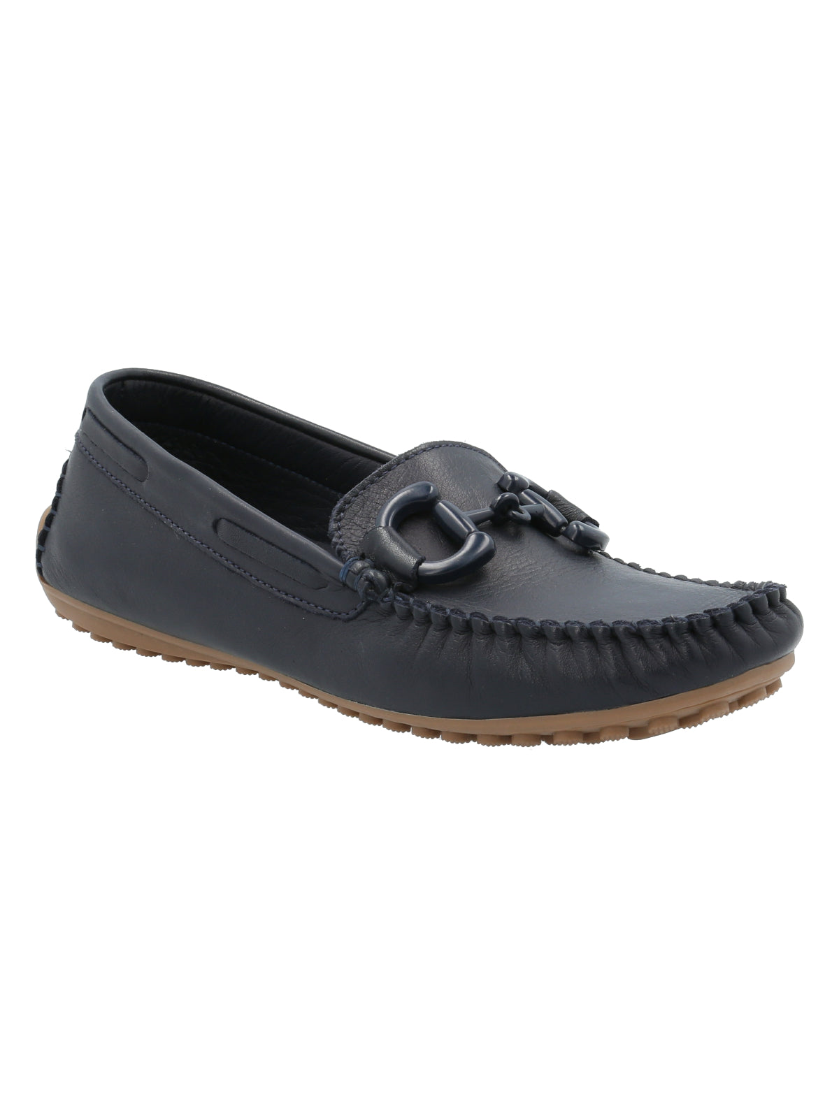 Mocasín Cuero Mujer Marizia Azul Rockford