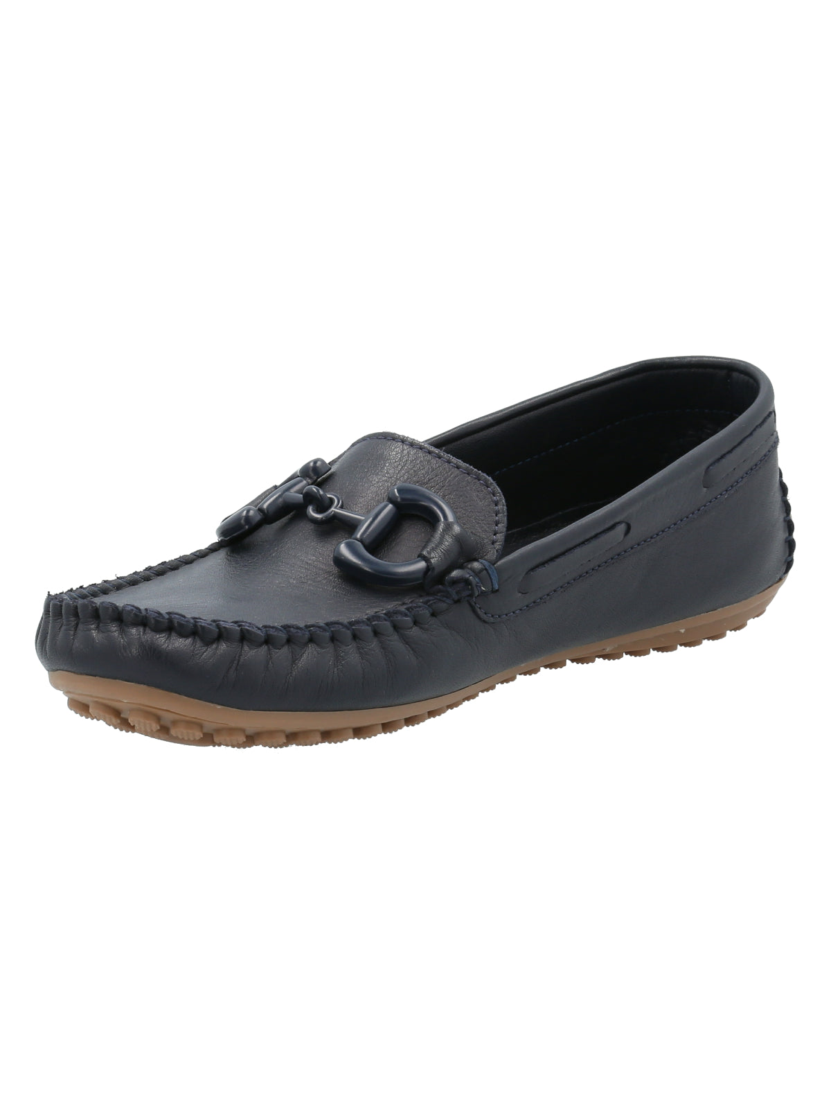 Mocasín Cuero Mujer Marizia Azul Rockford