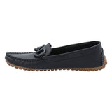 Mocasín Cuero Mujer Marizia Azul Rockford