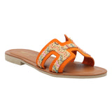 Sandalia Cuero Mujer Eleboro Multicolor Rockford
