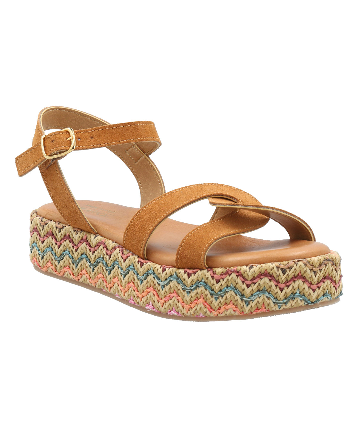 Sandalia Cuero Mujer Clavel Multicolor Rockford