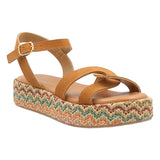 Sandalia Cuero Mujer Clavel Multicolor Rockford