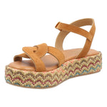 Sandalia Cuero Mujer Clavel Multicolor Rockford