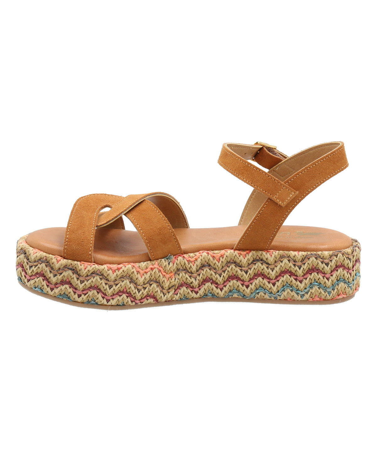Sandalia Cuero Mujer Clavel Multicolor Rockford