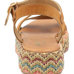 Sandalia Cuero Mujer Clavel Multicolor Rockford