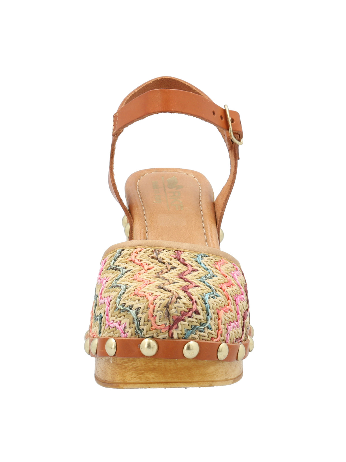 Sueco Cuero Mujer Azafran Multicolor Rockford