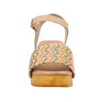 Sandalia Cuero Mujer Geranio Multicolor Rockford