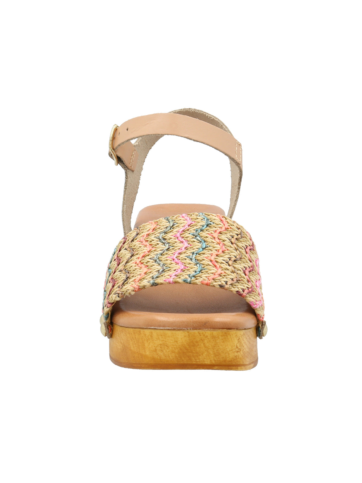 Sandalia Cuero Mujer Geranio Multicolor Rockford