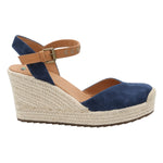Alpargata Cuero Mujer Lis Azul Rockford