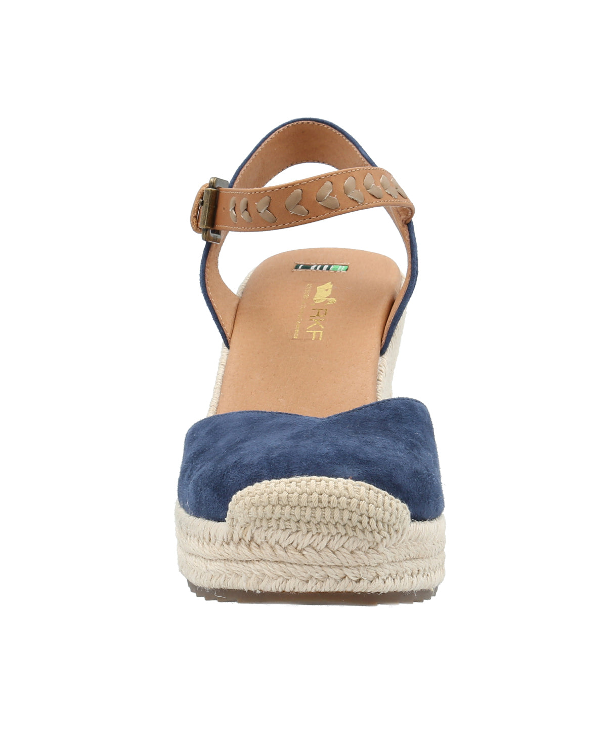Alpargata Cuero Mujer Lis Azul Rockford