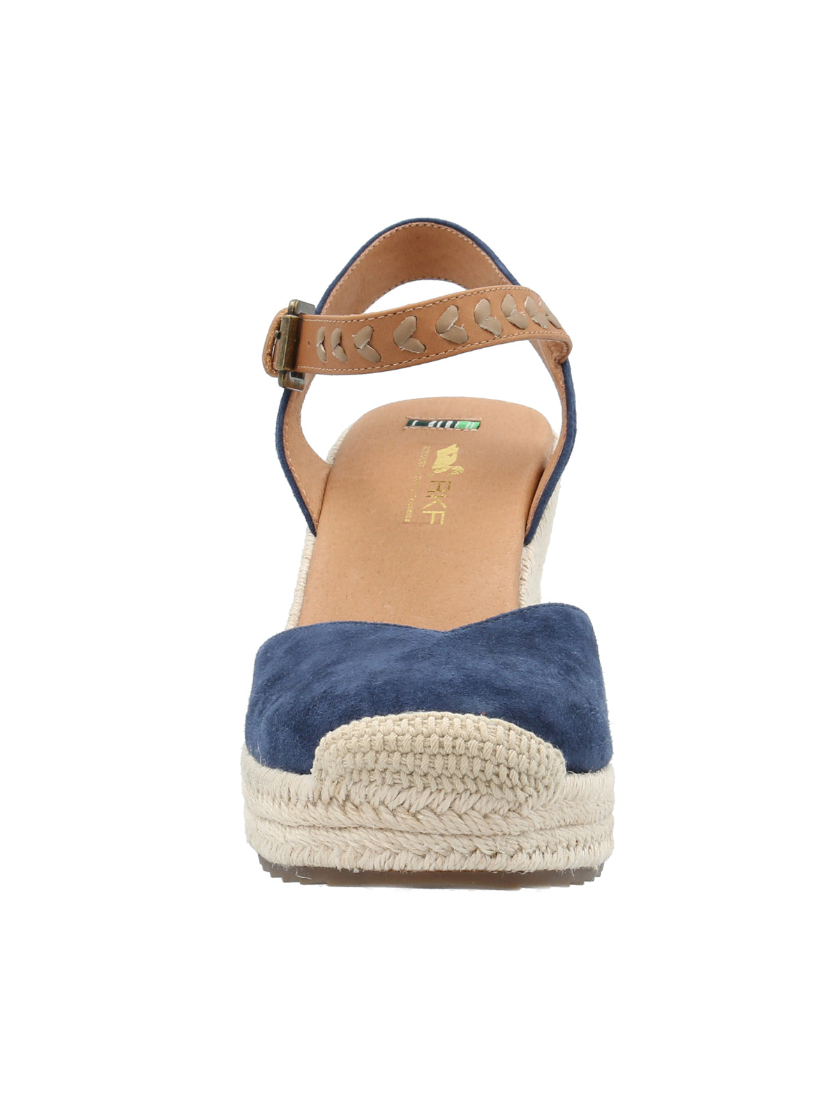 Alpargata Cuero Mujer Lis Azul Rockford