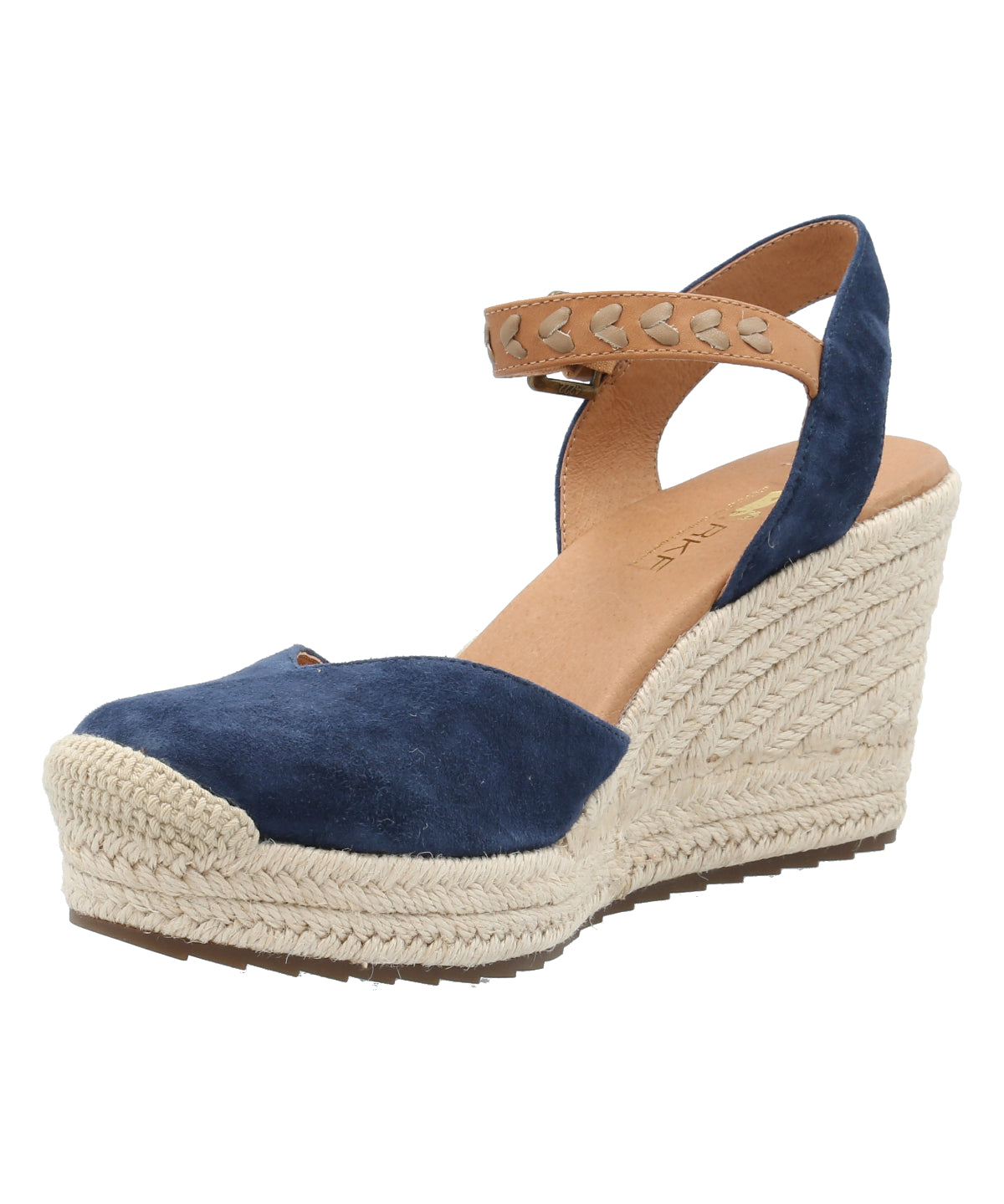 Alpargata Cuero Mujer Lis Azul Rockford