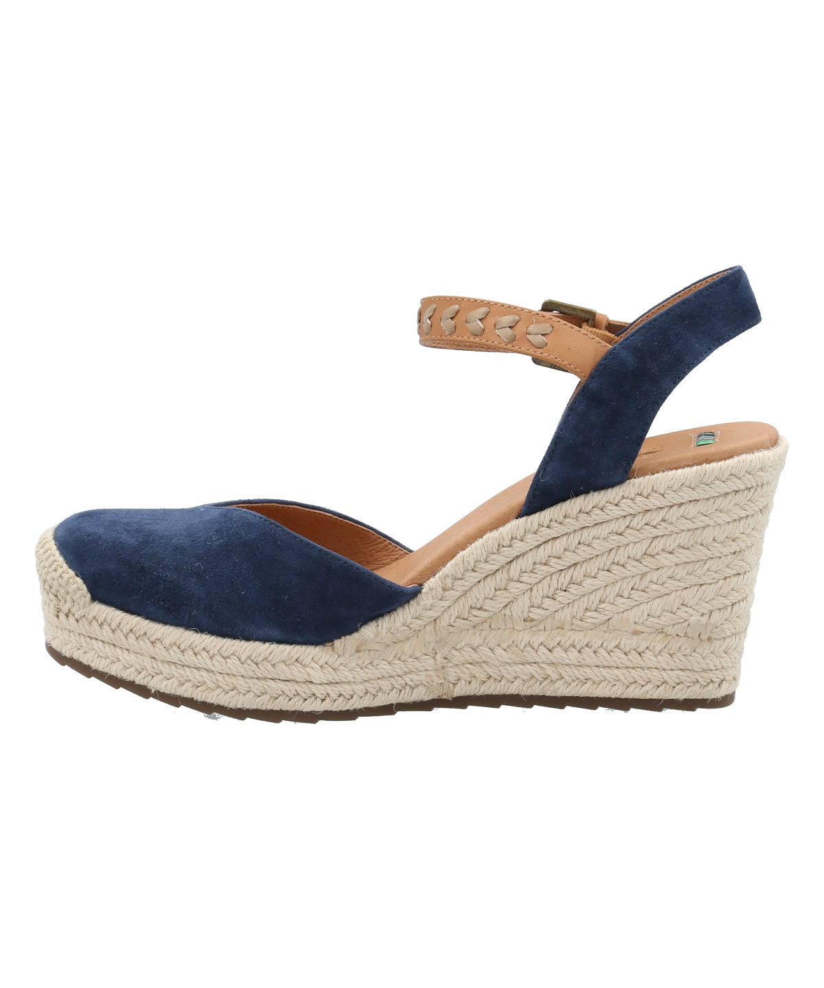 Alpargata Cuero Mujer Lis Azul Rockford