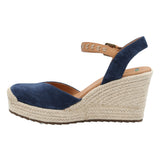 Alpargata Cuero Mujer Lis Azul Rockford