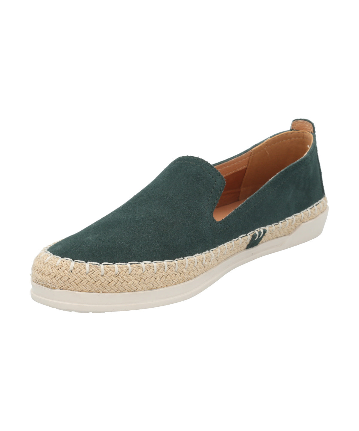 Alpargata Cuero Mujer Agapanto Verde Rockford