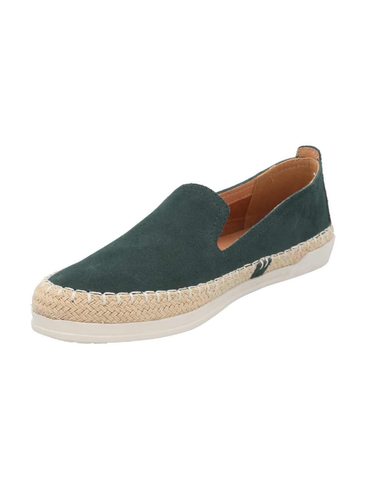 Alpargata Cuero Mujer Agapanto Verde Rockford