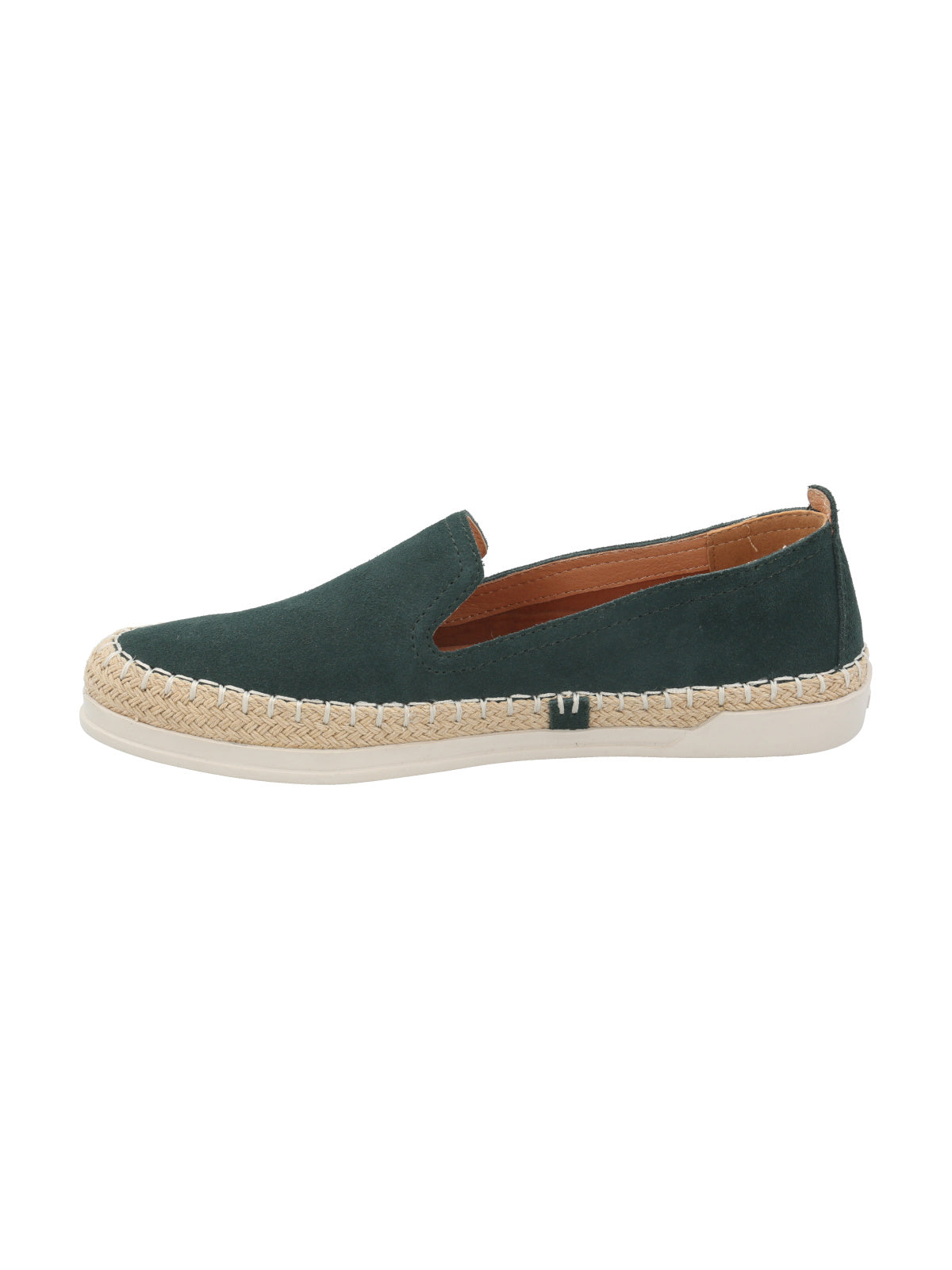 Alpargata Cuero Mujer Agapanto Verde Rockford
