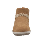 Botin Cuero Mujer Silverstone Café