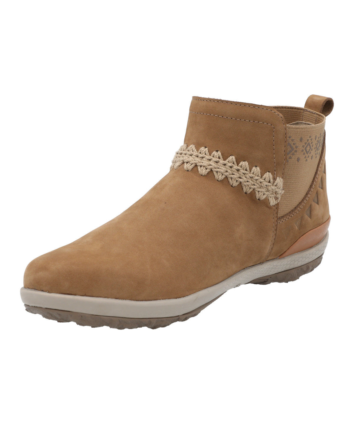 Botin Cuero Mujer Silverstone Café