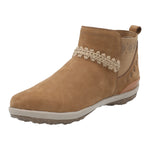 Botin Cuero Mujer Silverstone Café