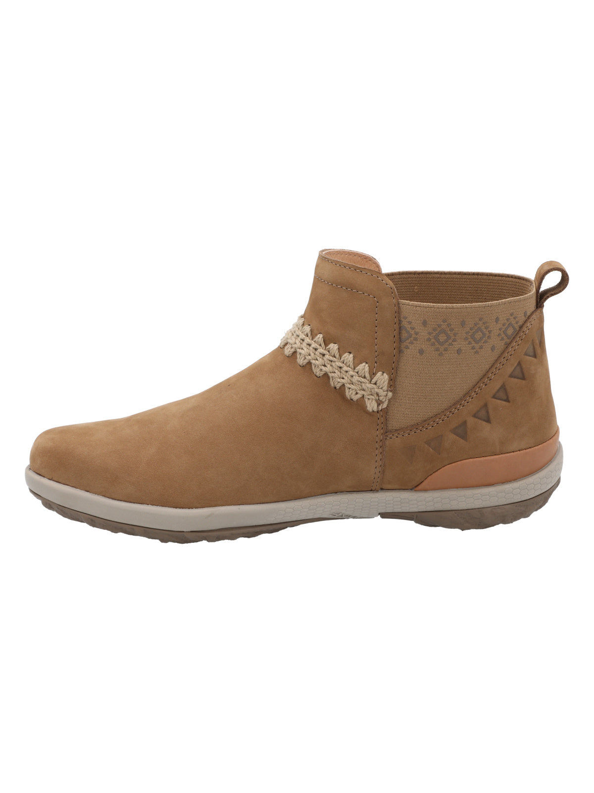 Botin Cuero Mujer Silverstone Café