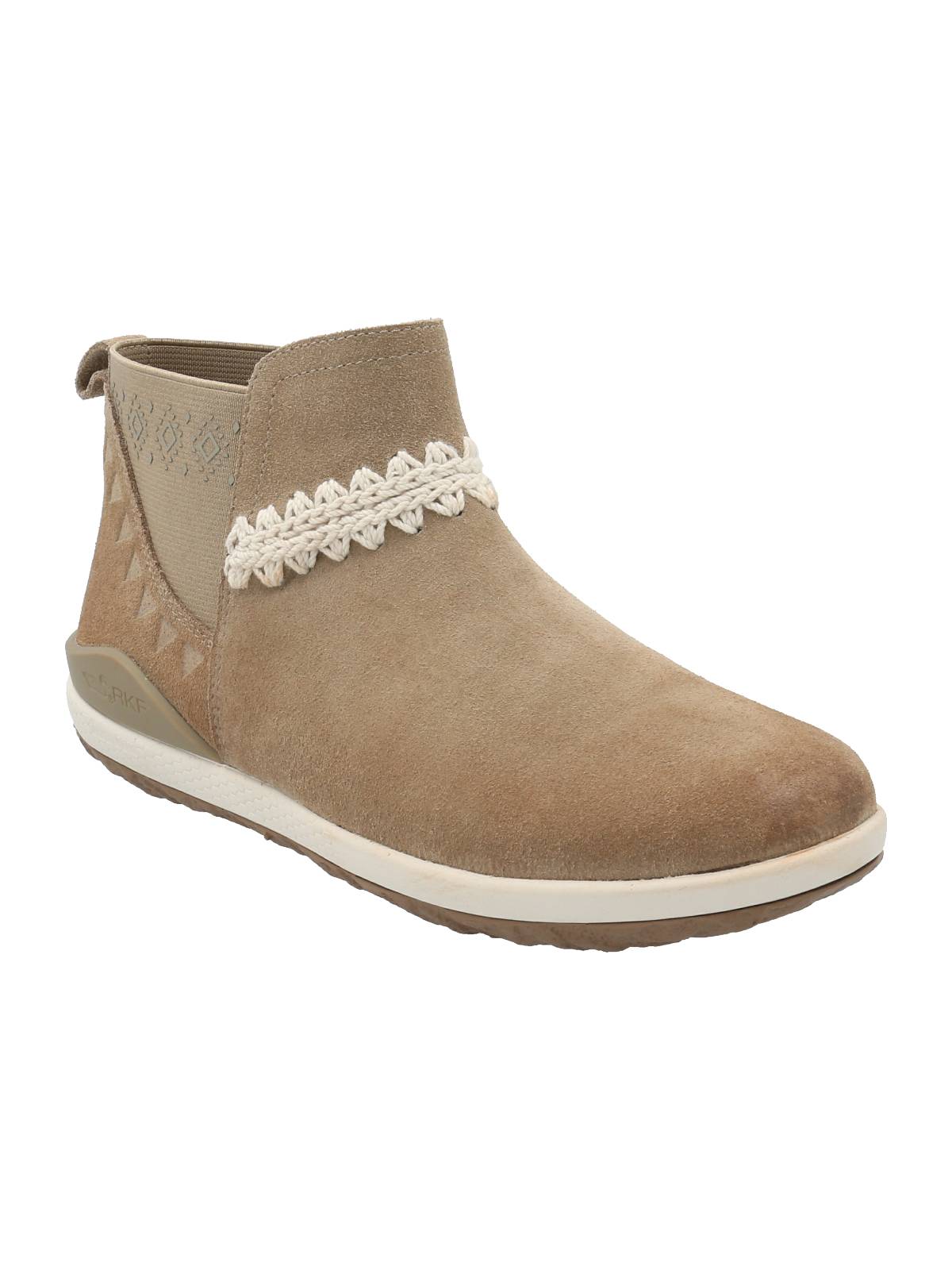 Botín Cuero Mujer Silverstone Beige Rockford