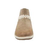 Botín Cuero Mujer Silverstone Beige Rockford