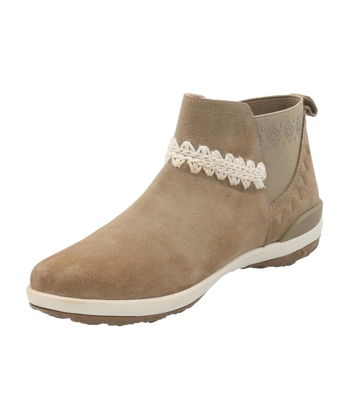 Botín Cuero Mujer Silverstone Beige Rockford