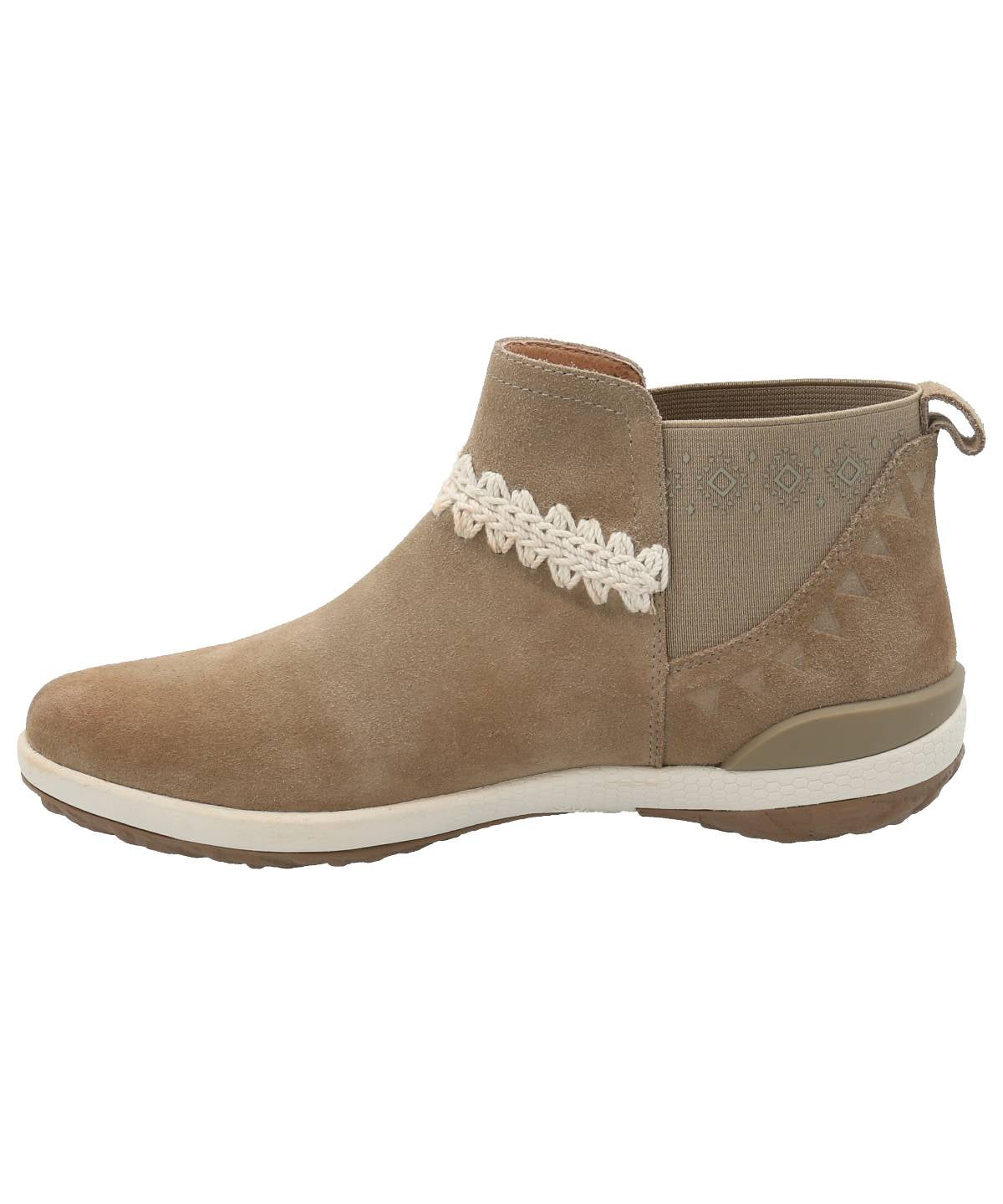 Botín Cuero Mujer Silverstone Beige Rockford