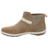 Botín Cuero Mujer Silverstone Beige Rockford