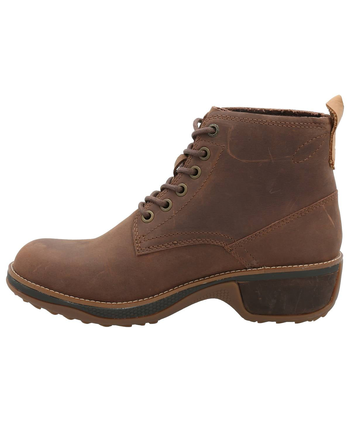 Botin Cuero Mujer Xomal Café Rockford