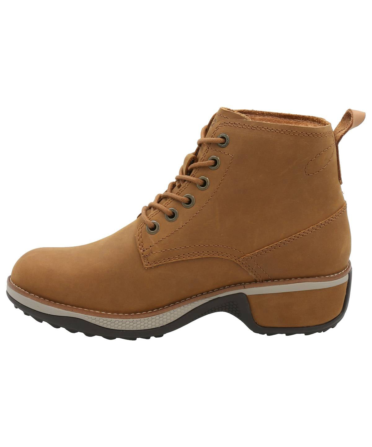 Botin Cuero Mujer Xomal Café Claro Rockford