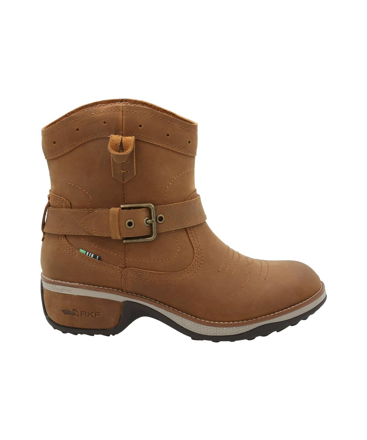 Botin Cuero Mujer Pombo Café Rockford