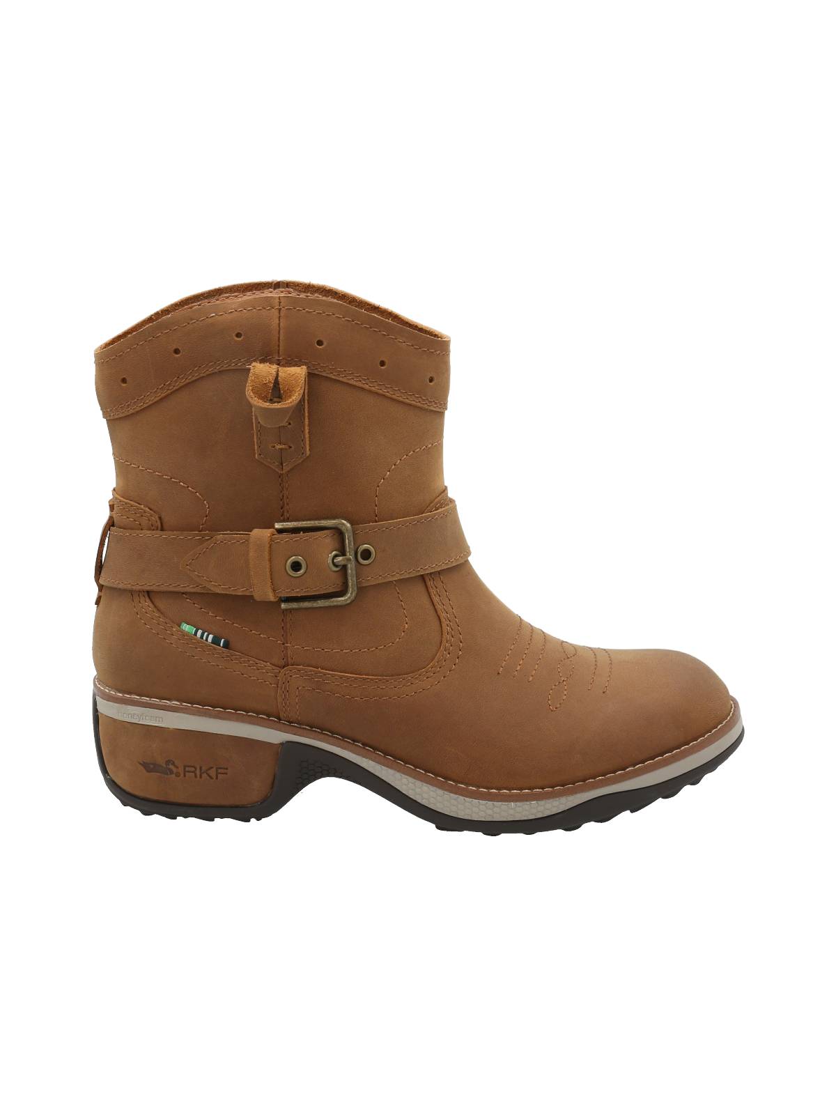Botin Cuero Mujer Pombo Café Rockford