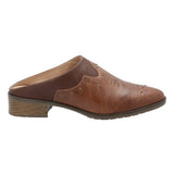Zapato Cuero Mujer Mayza Café Rockford