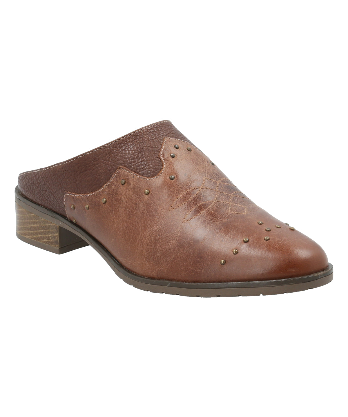 Zapato Cuero Mujer Mayza Café Rockford