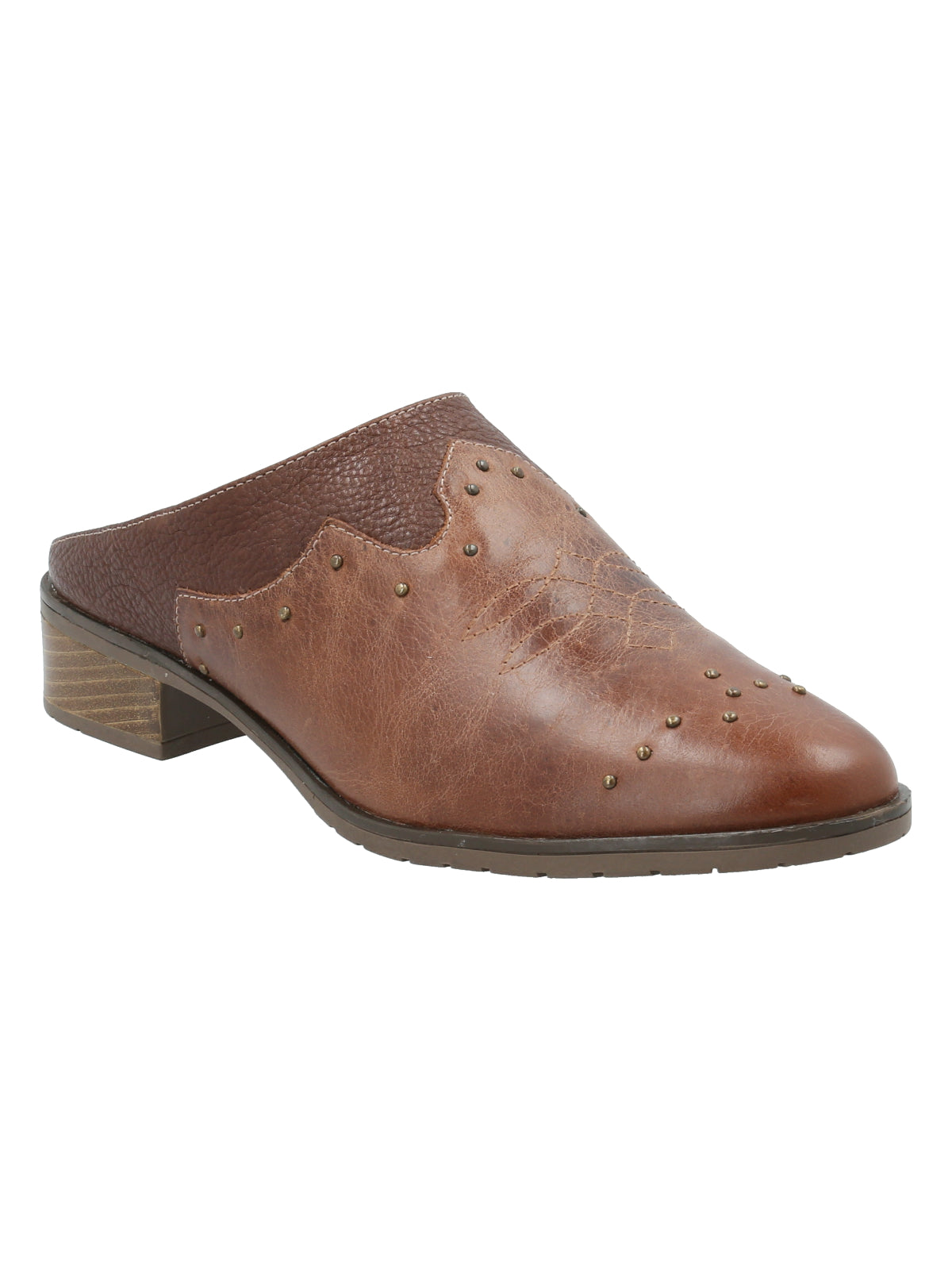 Zapato Cuero Mujer Mayza Café Rockford
