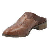 Zapato Cuero Mujer Mayza Café Rockford
