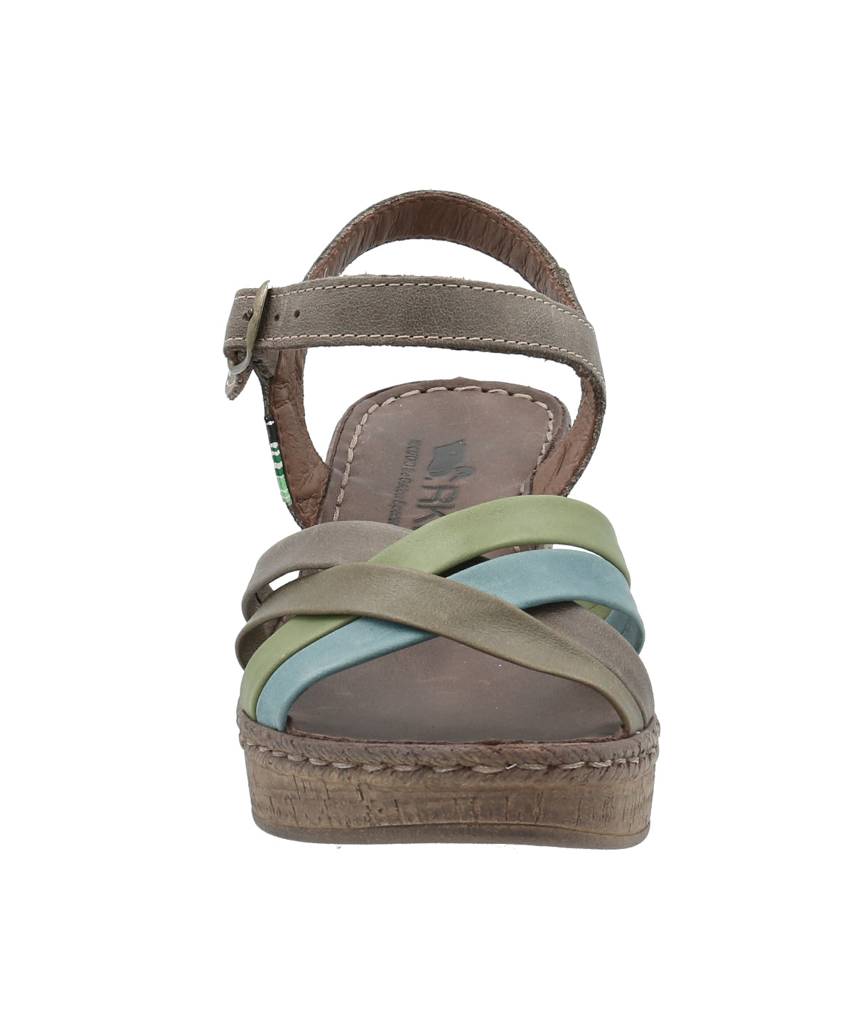Sandalia Cuero Mujer Dalia Verde Rockford