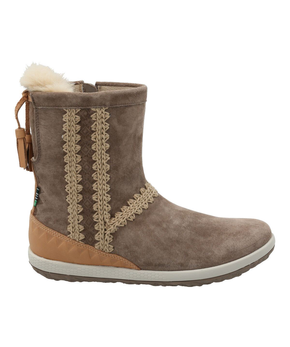 Botín Cuero Mujer Andalea Café Claro Rockford